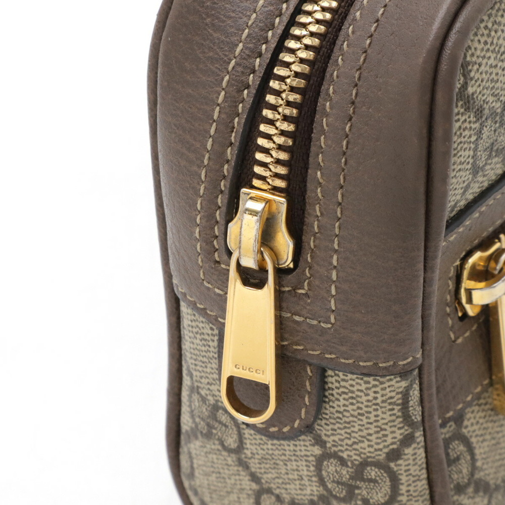 Gucci Ophidia GG Supreme Belt Bag Body Waist Sherry Beige Brown - Picture 4 of 10